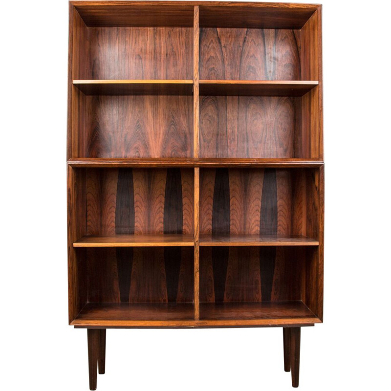 Mid century rosewood bookcase by Ejvind. A. Johansson for Ivan Gern Mobelfabrik, Denmark 1960