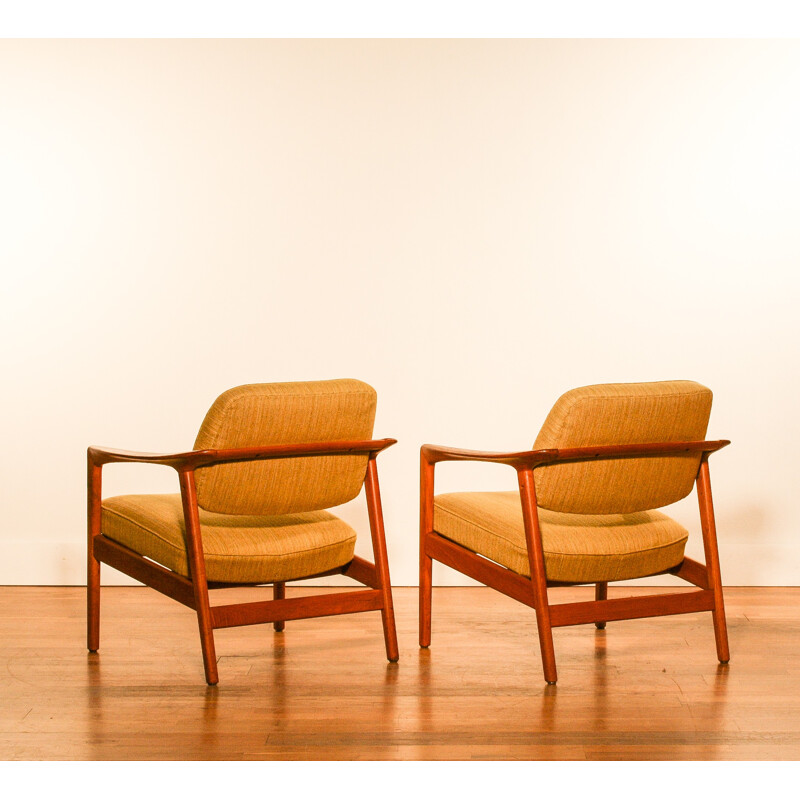 Pair of Dux lounge chairs, Folke OHLSSON - 1960s