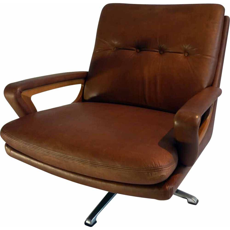 fauteuil pivotant vintage