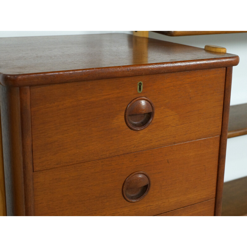 Shelving System with Cabinet, William WATTING - 1960s