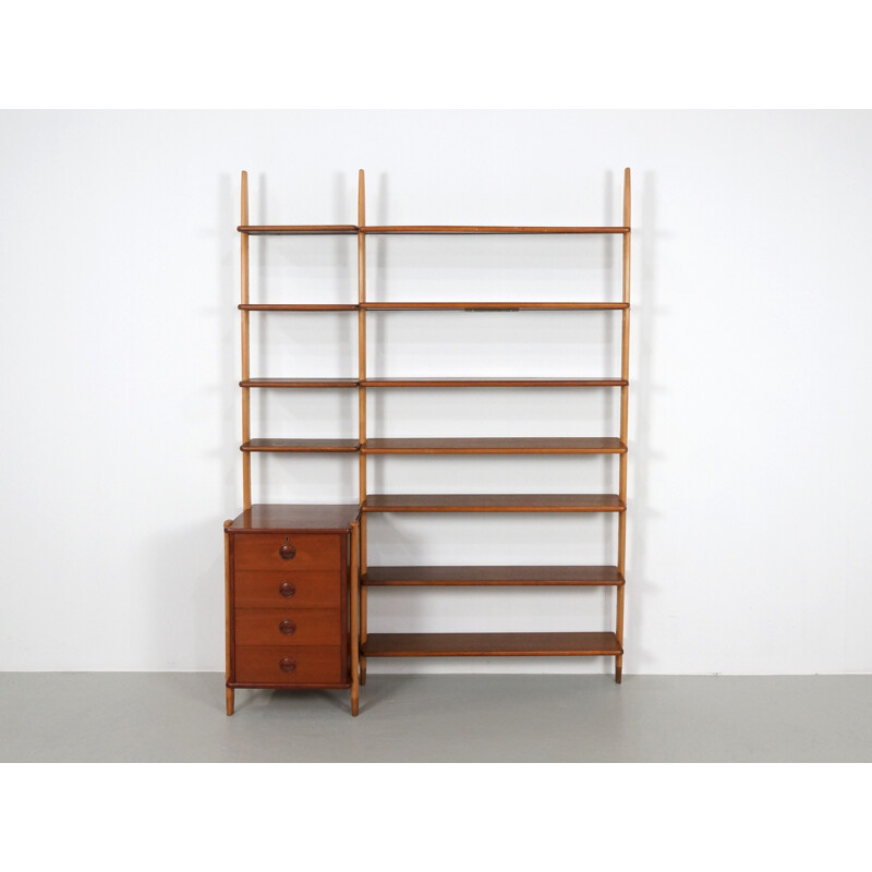 Shelving System with Cabinet, William WATTING - 1960s