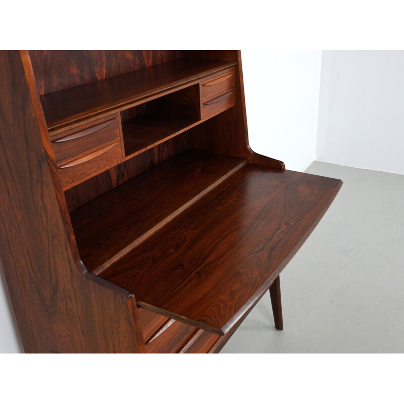 Rosewood Secretary desk with pull out surface - 1960s