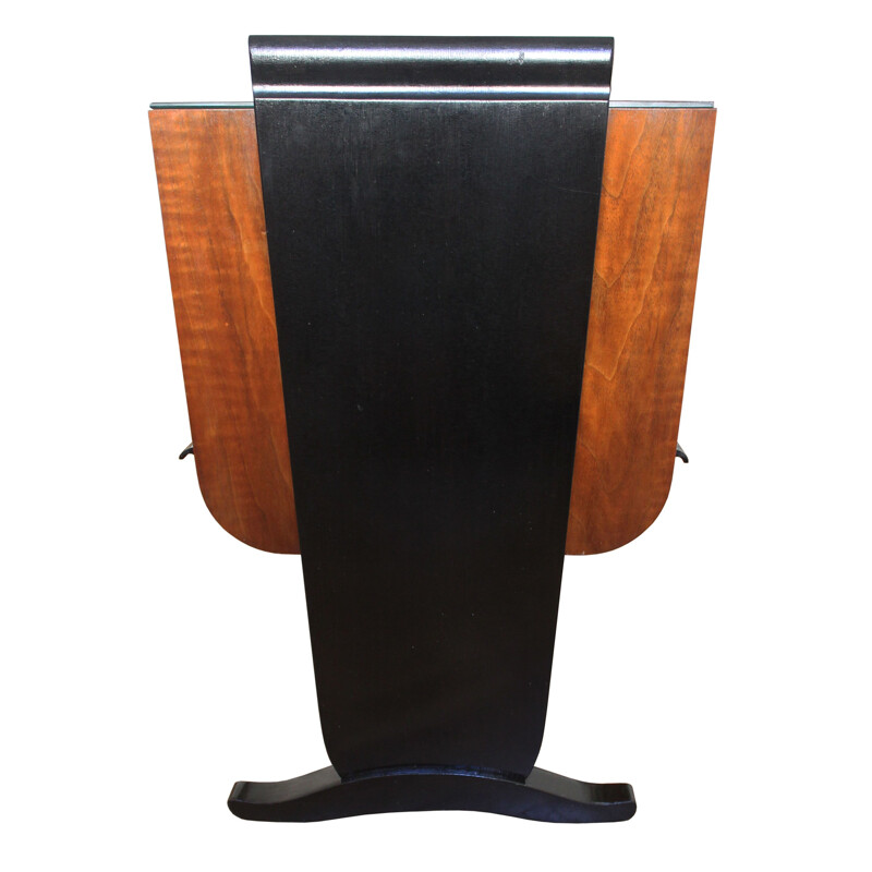 Vintage Art Deco bar cabinet by Jindrich Halabala for UP Zavody, Czechoslovakia 1930s