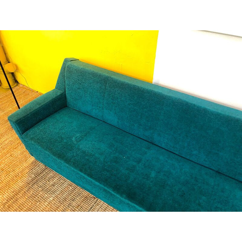 Vintage velvet sofa bed