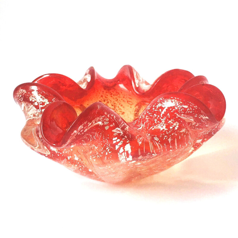 Murano glass ashtray from Barovier & Toso, Italy 1950s