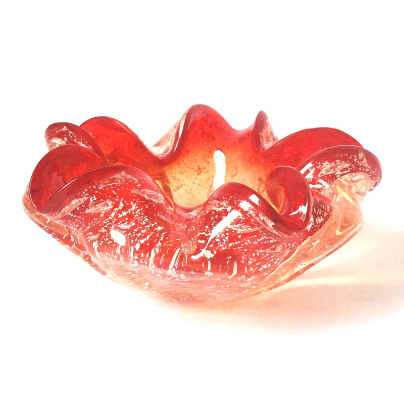 Murano glass ashtray from Barovier & Toso, Italy 1950s