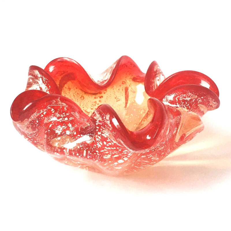 Murano glass ashtray from Barovier & Toso, Italy 1950s