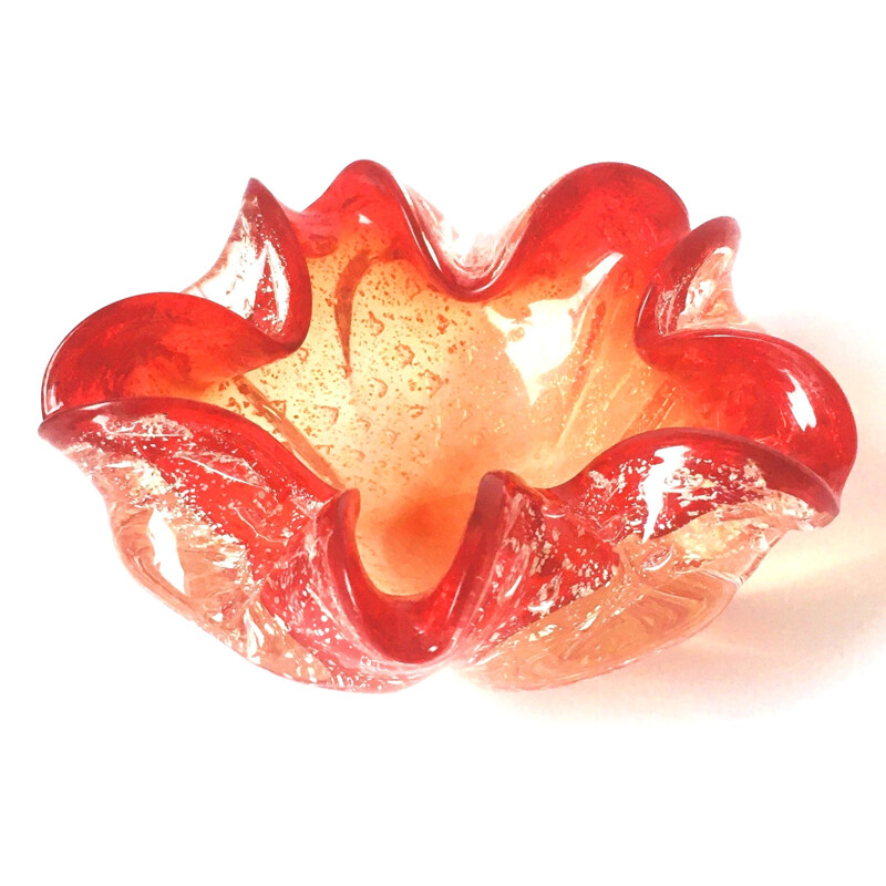 Murano glass ashtray from Barovier & Toso, Italy 1950s