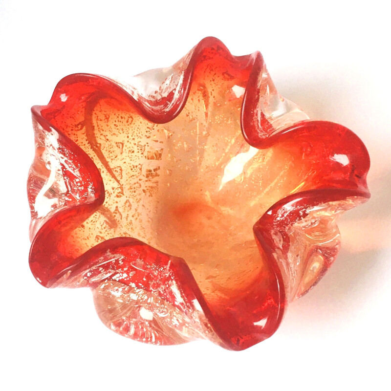 Murano glass ashtray from Barovier & Toso, Italy 1950s