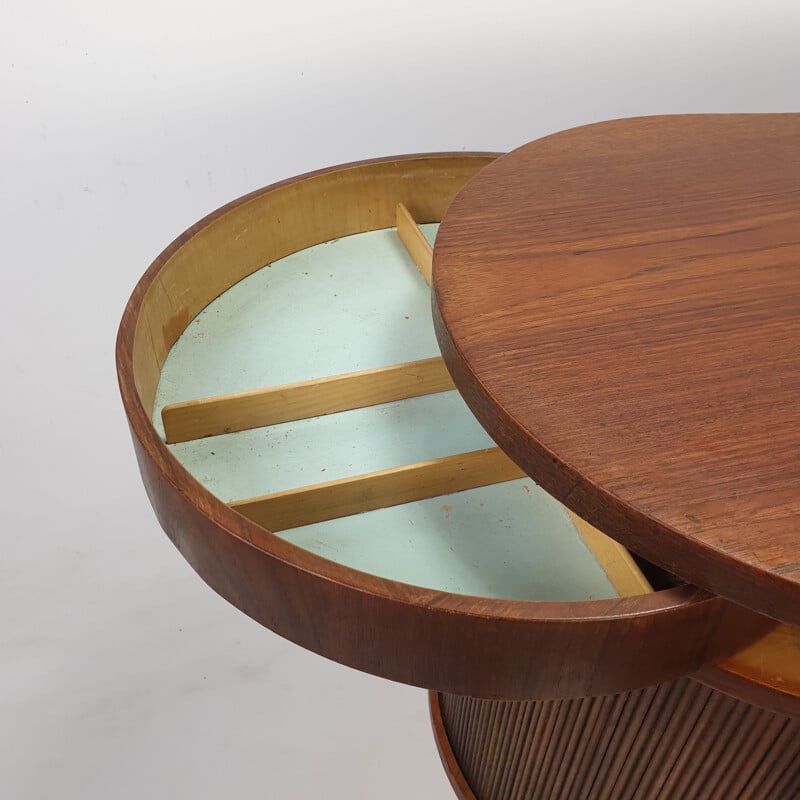 Vintage teak desk by Kai Kristiansen for Feldballes Møbelfabrik, Denmark 1950