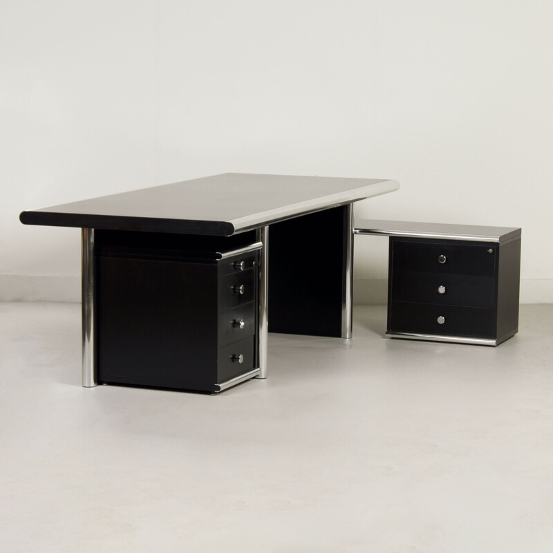 Vintage executive desk set "BiG" by G. Faleschini and A. Rascaroli for i4 Mariani, Italy 2000