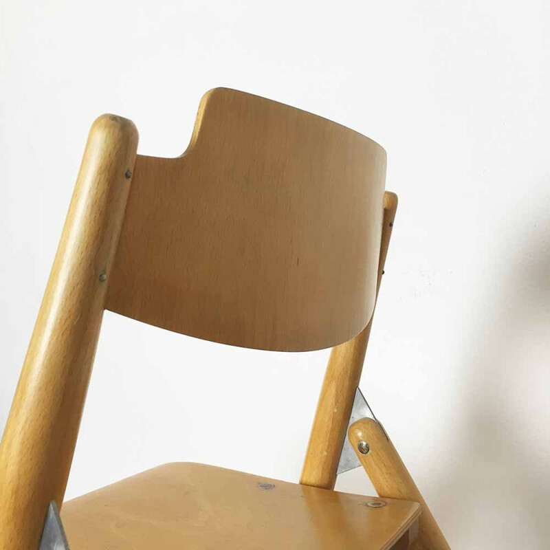 Wilde & Spieth "SE18" chair for children in wood, Egon EIERMANN - 1960s