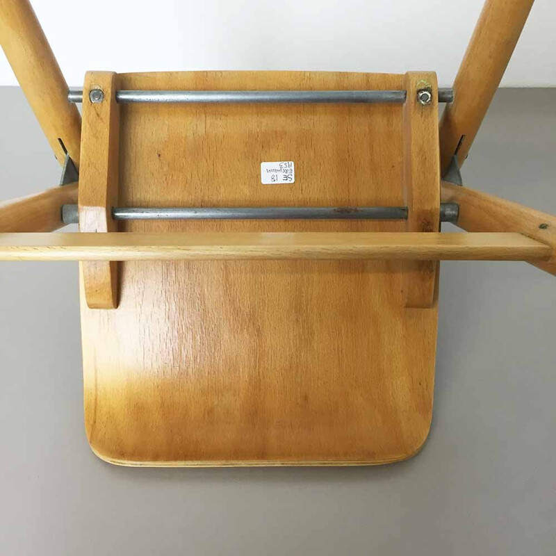 Chaise d'enfant "SE18" Wilde & Spieth en bois, Egon EIERMANN - 1960
