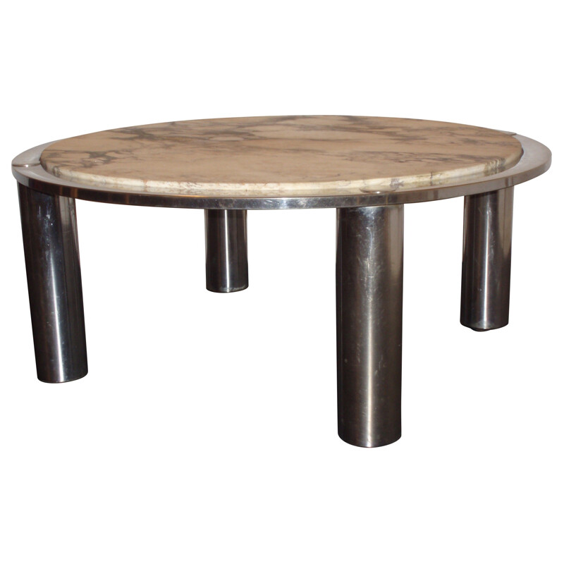 Table basse Italienne ronde - années 70