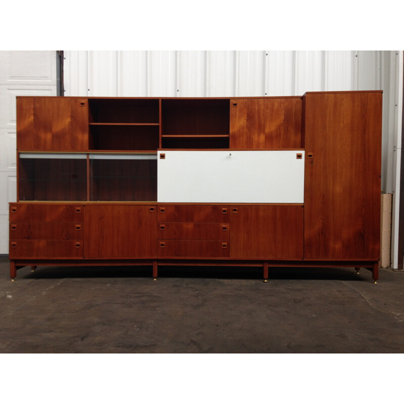 Large living room cabinet, André MONPOIX - 1960s