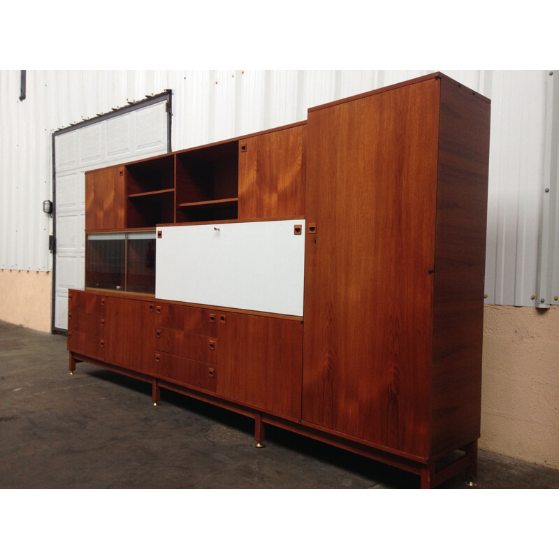 Large living room cabinet, André MONPOIX - 1960s