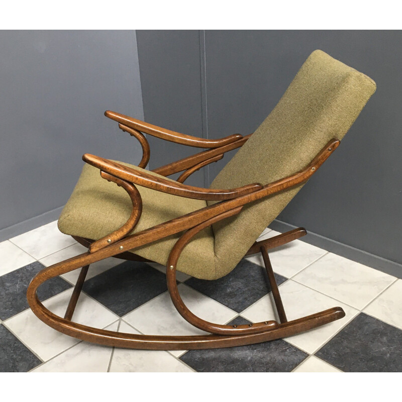 Mid-century rocking chair by TON  Thonet, Czechoslovakia 1960s