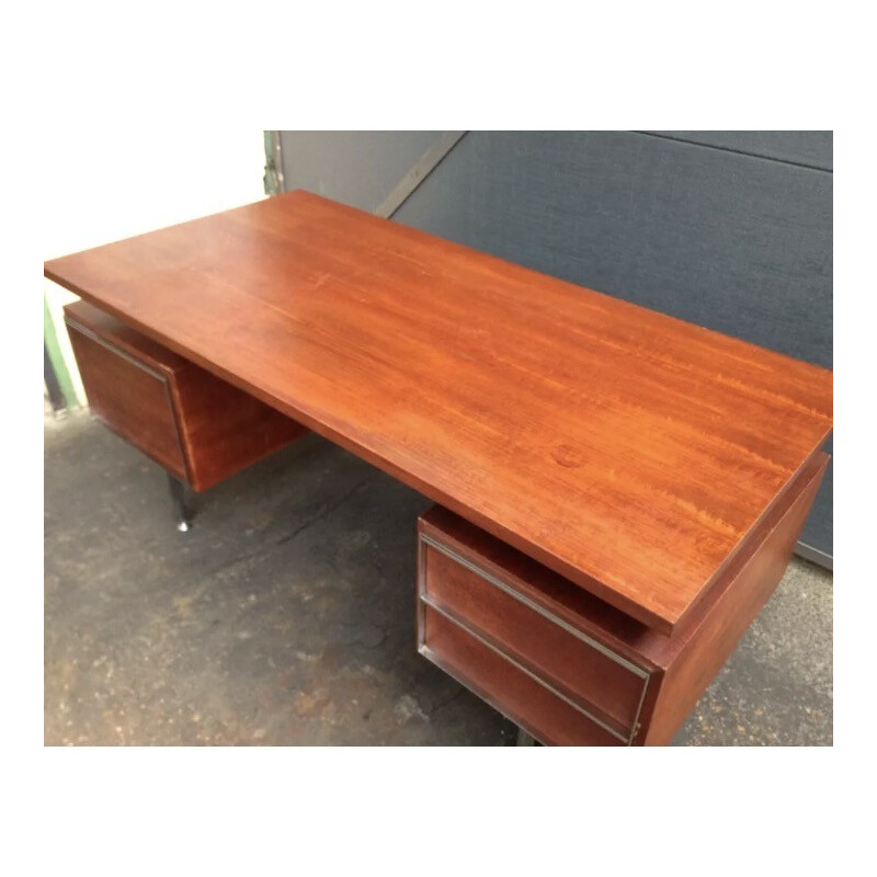 Vintage desk in rosewood, Alain RICHARD - 1960s