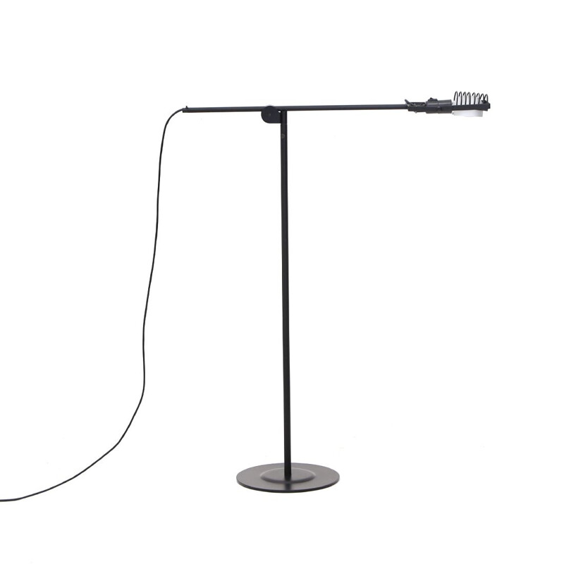 Lampadaire Sintesi vintage noir d'Artemide, 1970