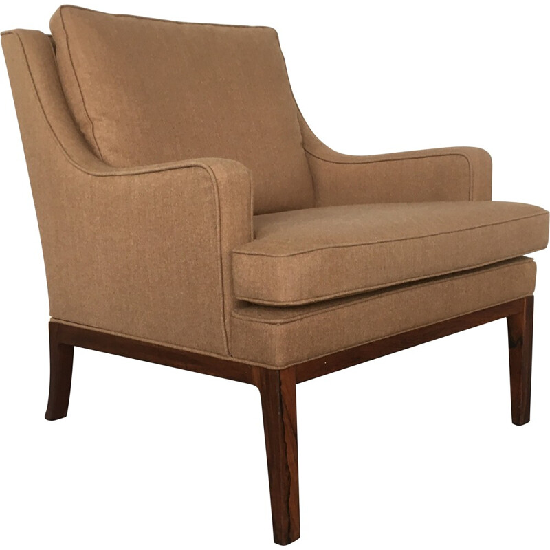 Mid century modern armchair in fabric - 1960s
