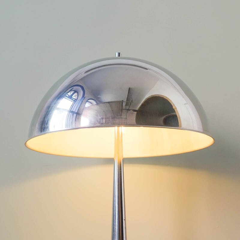Verchromte Vintage-Tischlampe von Goffredo Reggiani, Italien 1960