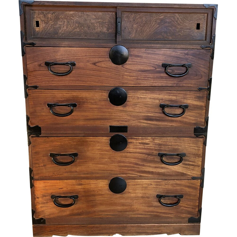 Vintage Japanese chest of drawers, Japan 1900
