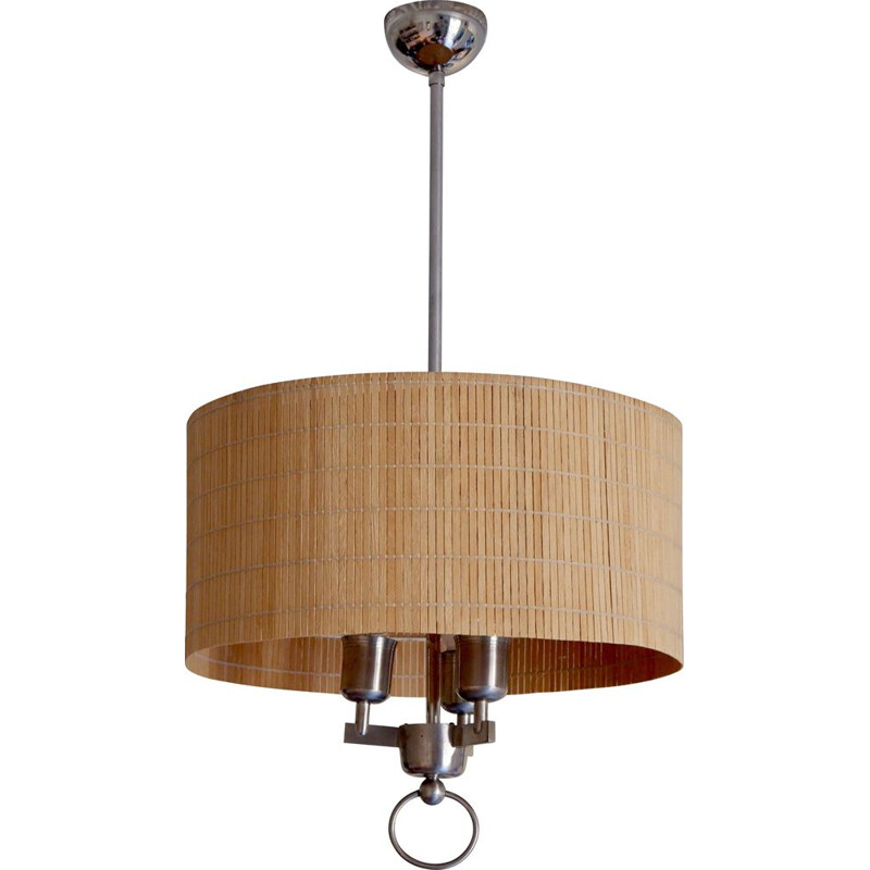 Vintage pendant lamp model 1355 by Paavo Tynell for Taito, 1940 