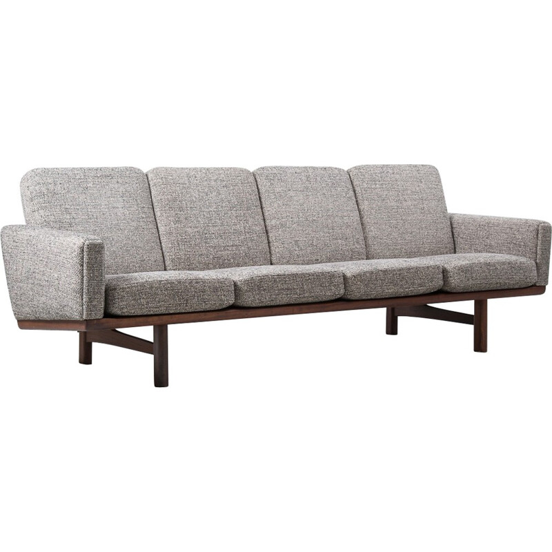 Getama "GE236/3" sofa in wool, Hans J. WEGNER - 1950s