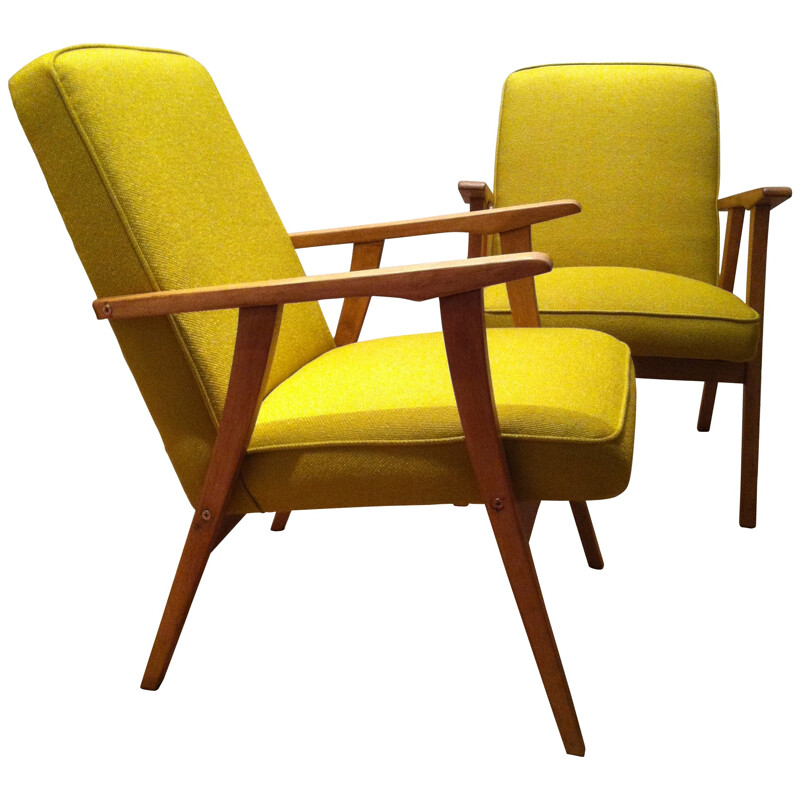 Soviet pair of armchairs - 1960s