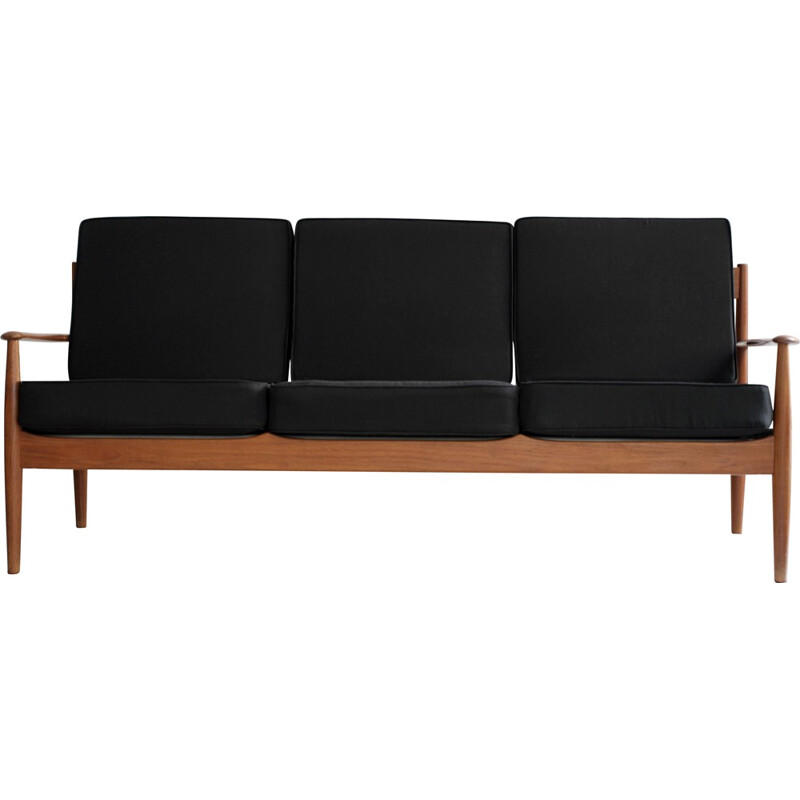 France & Son Scandinavian sofa in teak, Grete JALK - 1960s