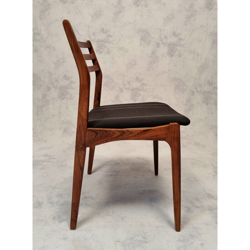 Set of 4 vintage rosewood chairs by Vestervig Eriksen for Brdr. Tromborg, 1960