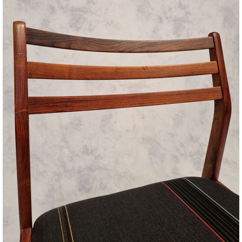 Set of 4 vintage rosewood chairs by Vestervig Eriksen for Brdr. Tromborg, 1960