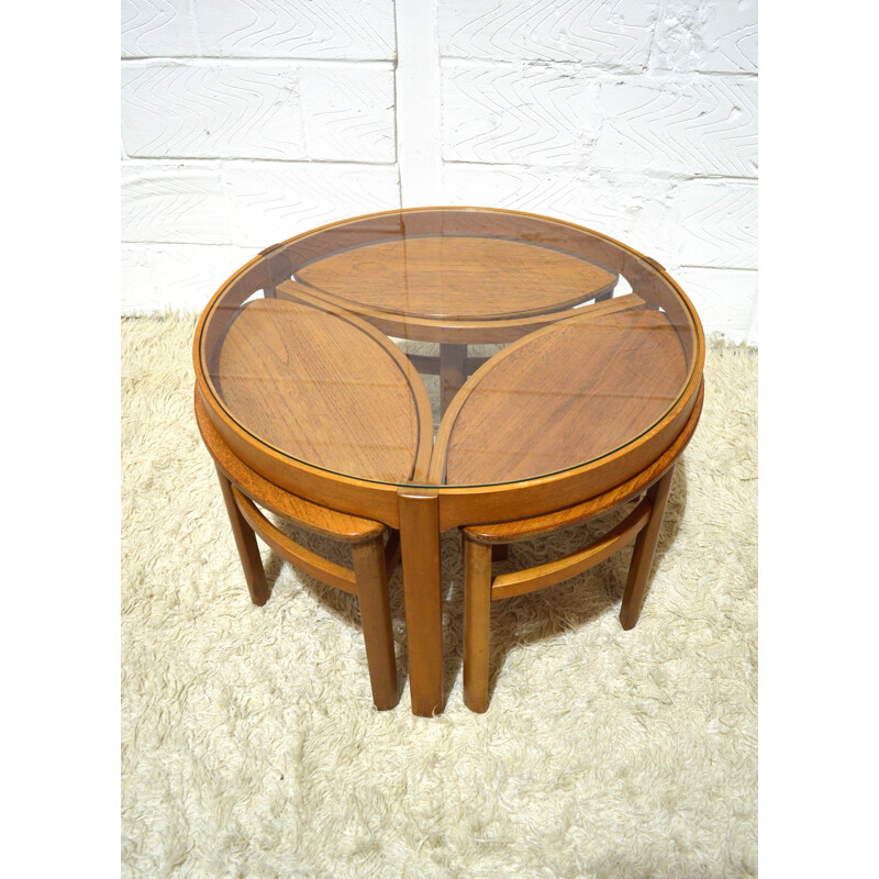 Coffee table with small table assembling - 1970s