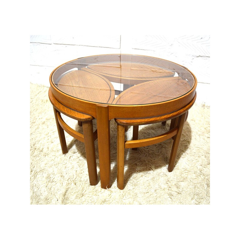 Coffee table with small table assembling - 1970s