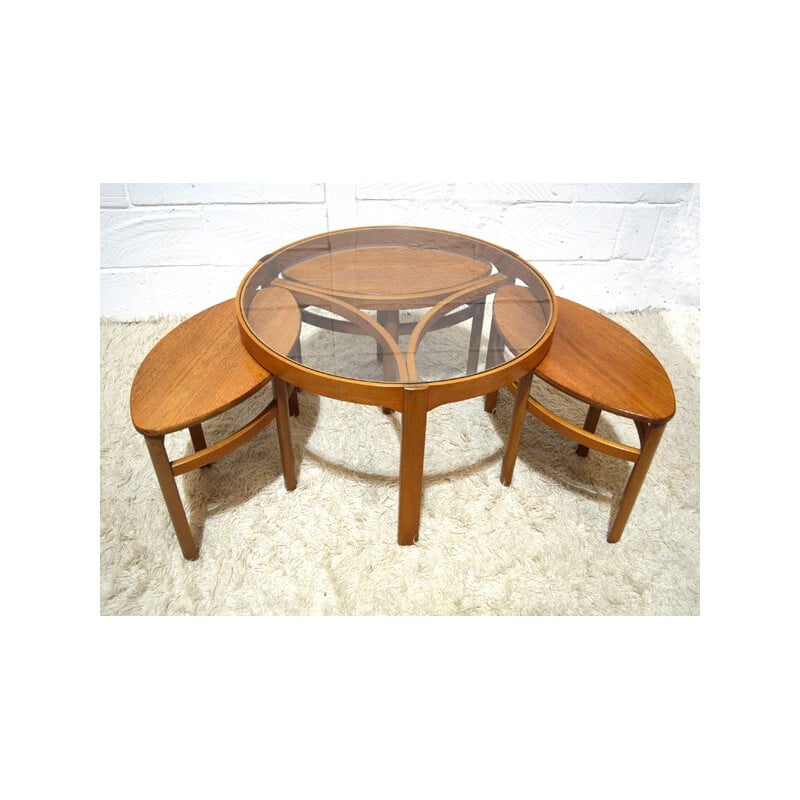 Coffee table with small table assembling - 1970s