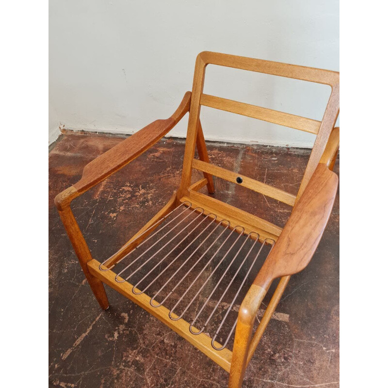 Paire de fauteuils tapissés vintage modèle 117 par Tove & Edvard Kindt-Larsen pour France & Daverkosen, 1960