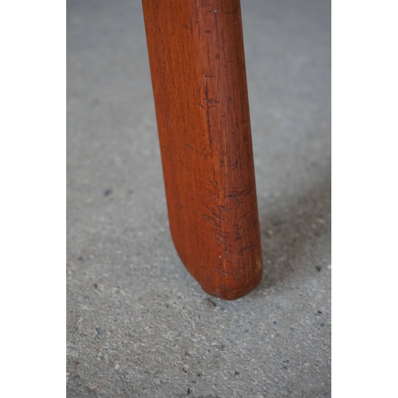 Mid century Danish armchair in teak and bouclé, 1960s