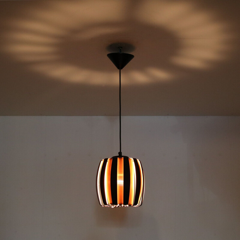 Vintage pendant lamp by Werner Schou for Coronell Elektro, Denmark 1960s