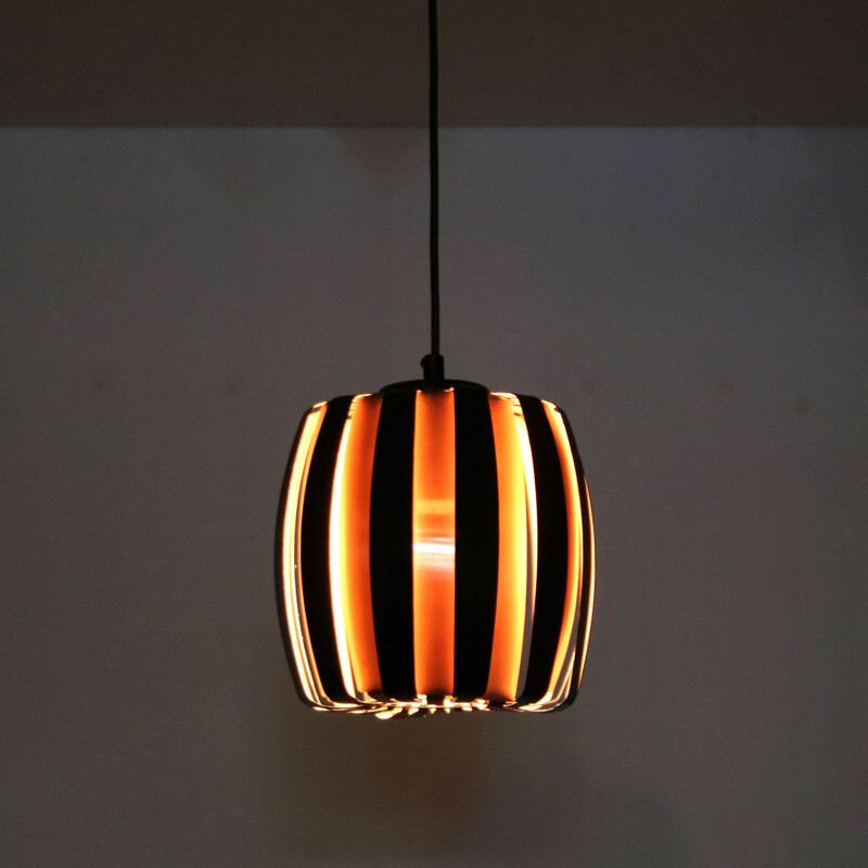 Vintage pendant lamp by Werner Schou for Coronell Elektro, Denmark 1960s