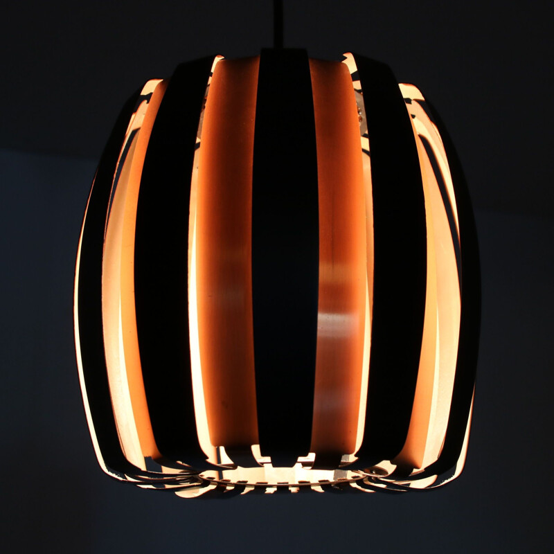 Vintage pendant lamp by Werner Schou for Coronell Elektro, Denmark 1960s