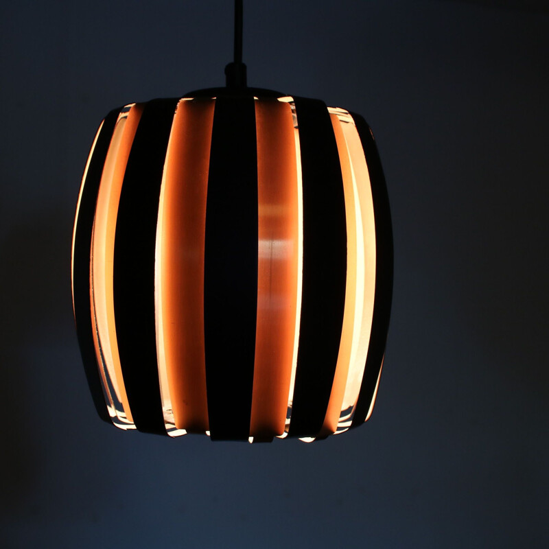 Vintage pendant lamp by Werner Schou for Coronell Elektro, Denmark 1960s