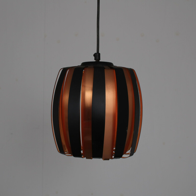 Vintage pendant lamp by Werner Schou for Coronell Elektro, Denmark 1960s