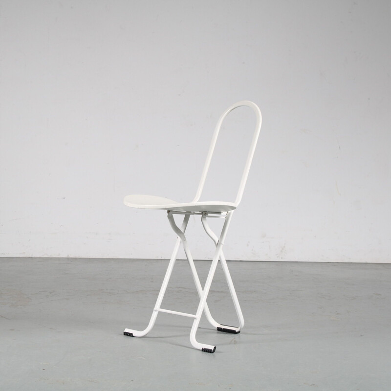 Vintage folding chair by Gaston Rinaldi for Thema, Italy 1970s