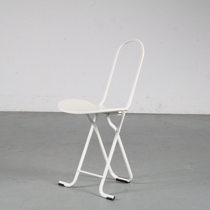 Vintage folding chair by Gaston Rinaldi for Thema, Italy 1970s