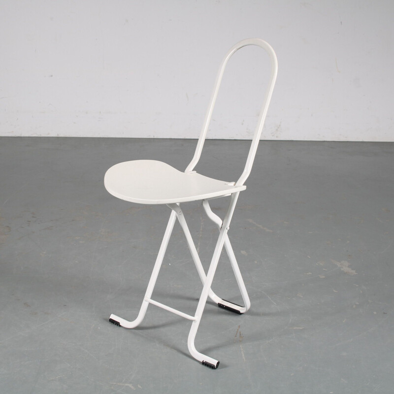 Vintage folding chair by Gaston Rinaldi for Thema, Italy 1970s