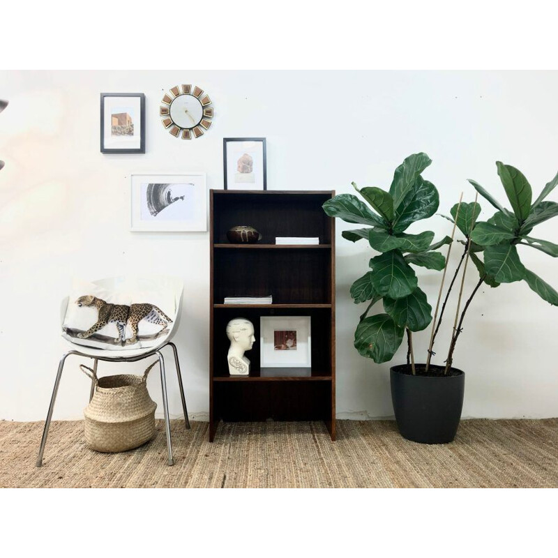 Scandinavian mid century bookcase in rosewood