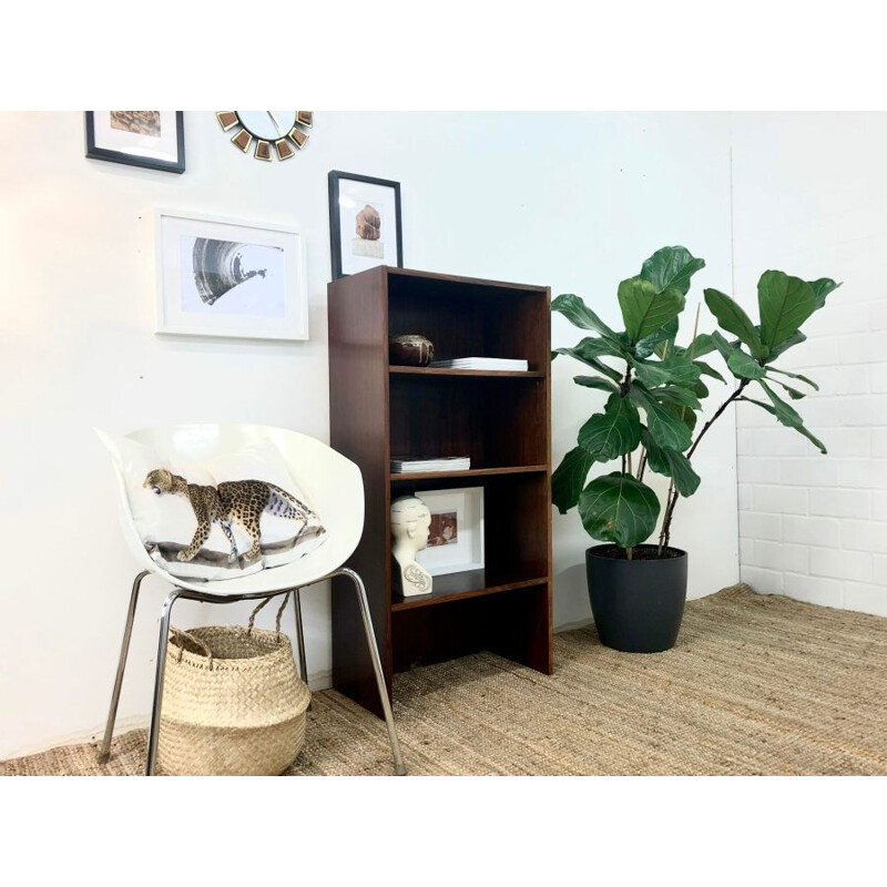 Scandinavian mid century bookcase in rosewood