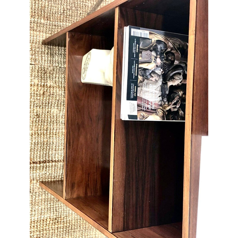 Scandinavian mid century bookcase in rosewood