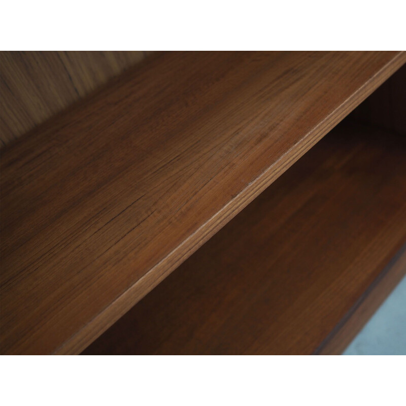 Teak mid century bookcase, Denmark 1970s