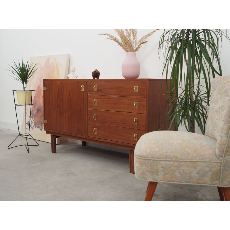 Teak vintage chest of drawers by Peter Løvig Nielsen, Denmark 1970s